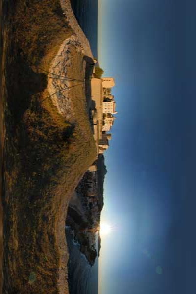 panoramas 360° of the remparts of calvi in corsica