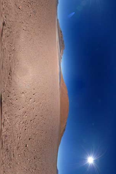 andean altiplano in panorama 360°, Atacama desert, Chile