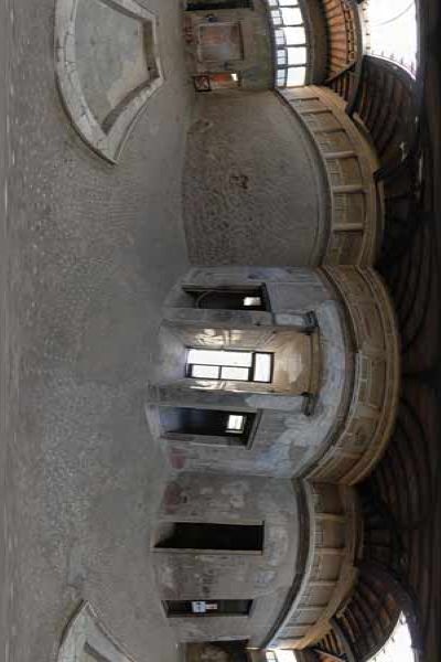 panorama 360° interior of a house at herculanum