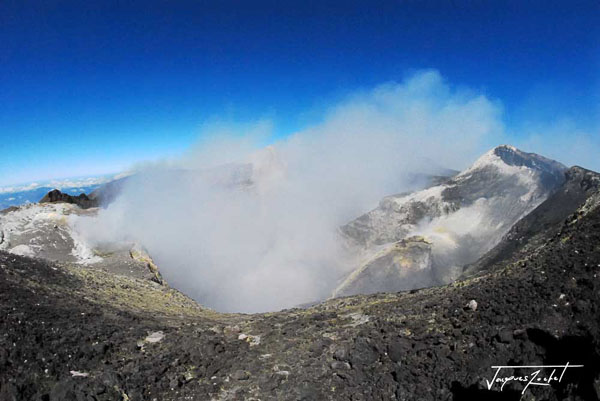 Summit of Mount Etna, main crater