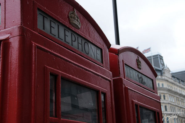 phone booths at London