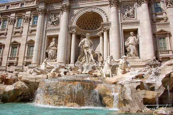 Fontaine de Trévi à Rome, Italie
