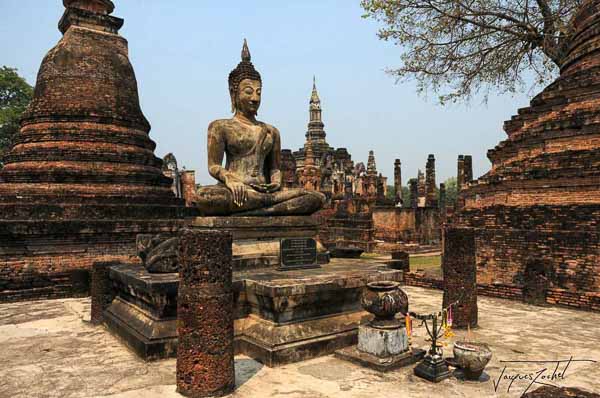 sukhothai old city, thaïland, asia
