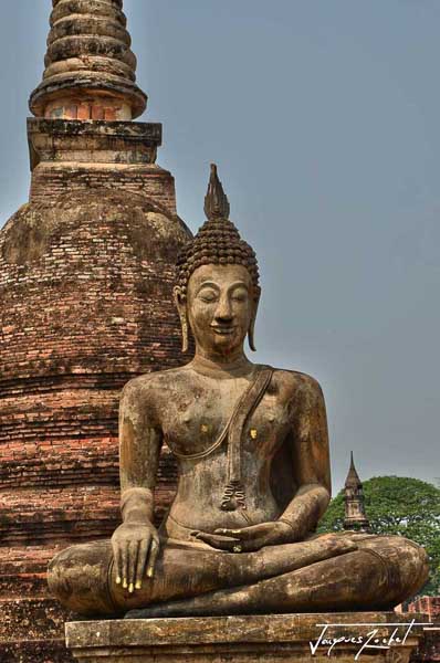 sukhothai old city, thailand, asia