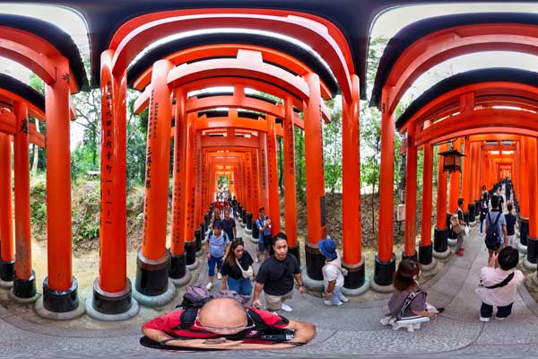 temple à kyoto, panoramas 360° du Japon