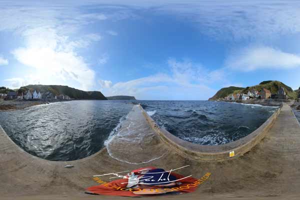 panoramas 360° de crovie en écosse