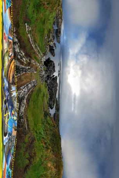 panoramas 360° de l'Irlande, la côte Atlantique, Mizen Head