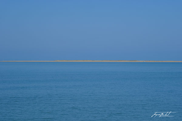 photographie de l'océan Atlantique, l'horizon