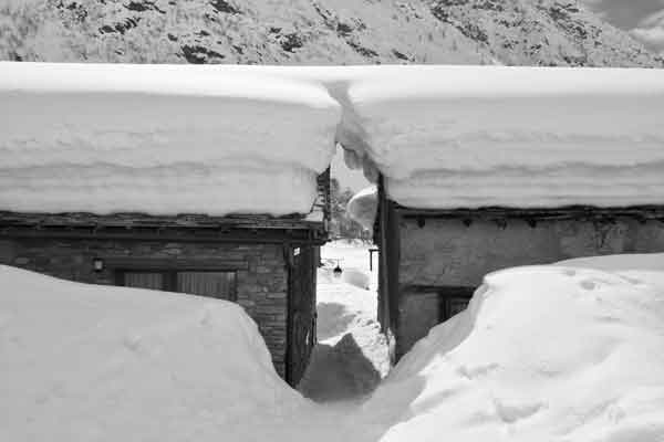 Bonneval sur Arc en hiver, Savoie