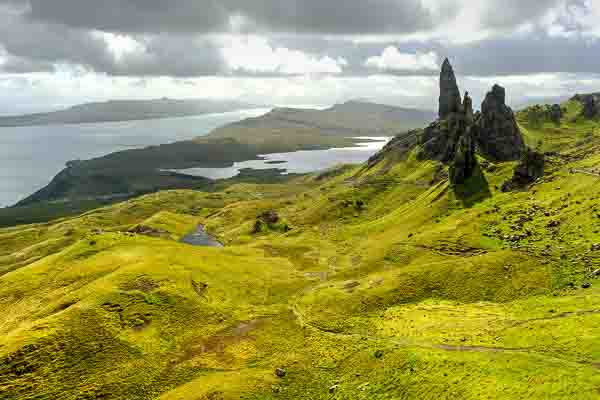 ile de skye, old man of  storr