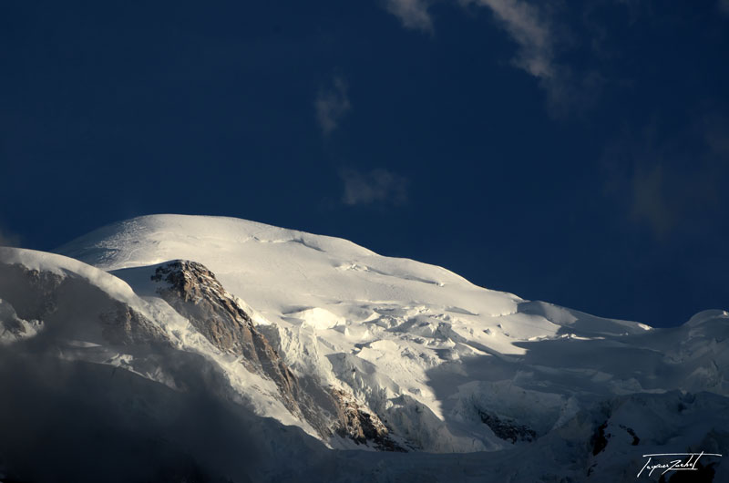 Le Mont Blanc en haute Savoie, toit de l'Europe