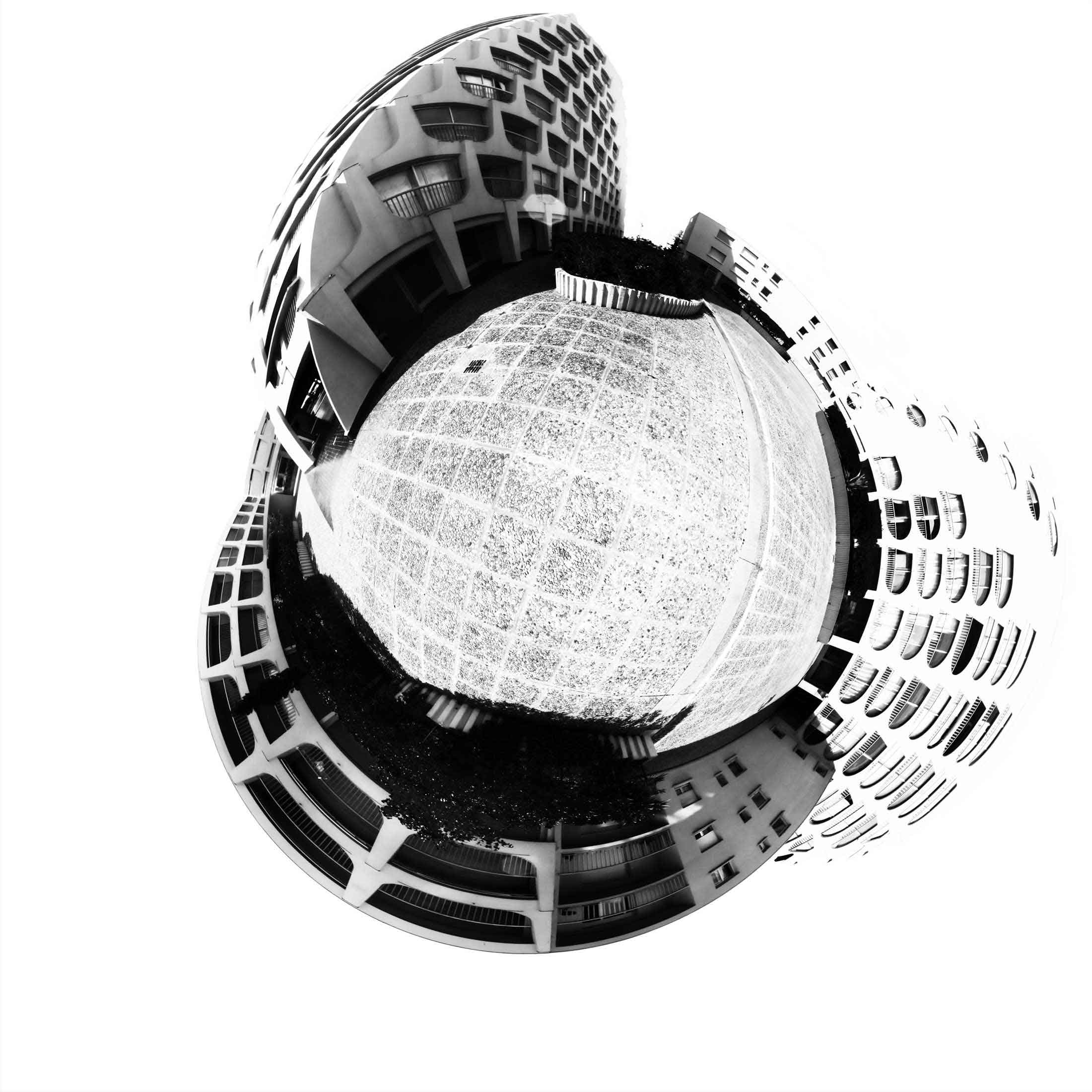 mini planette, photo en 360°